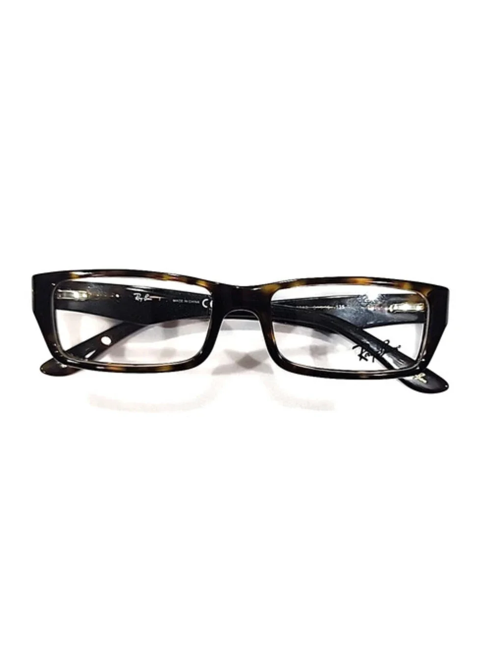 Ray Ban RB5236 2012 Glossy Tortoise Rectangle Eyeglasses 51-16 135 New